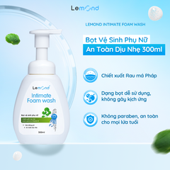 Bọt vệ sinh nữ dịu nhẹ Intimate Lemond (C/300ml)