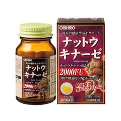 Viên uống hỗ trợ tim mạch Nattokinase 2000FU Orihiro Nhật Bản, hỗ trợ đột quỵ ngừa tai biến mạch máu não
