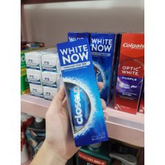 Kem đánh răng Closeup White Now - Trắng Bật Tông 3X TỨC THÌ với Công nghệ Ánh Sáng Xanh 100g
