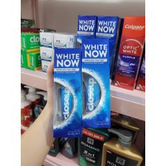 Kem đánh răng Closeup White Now - Trắng Bật Tông 3X TỨC THÌ với Công nghệ Ánh Sáng Xanh 100g