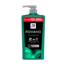 Romano Classic 2in1 Hair & Body Wash – Tắm & Gội