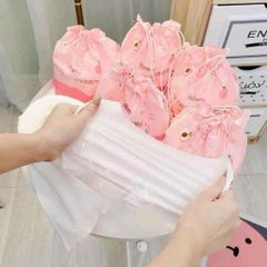 Set 2 Cuộn Khăn Mặt Cuộn Animerry Dùng 1 Lần – Khăn Lau Khô Lau Ướt Tẩy Trang Thiết Kế Túi Rút Tiện Lợi