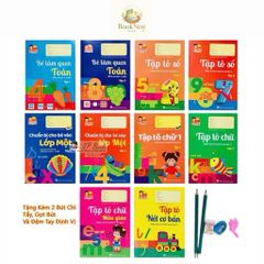 bộ 10 quyển luyện viết cho bé tập tô chữ số nét cơ bản chuẩn bị vào lớp 1