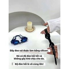 set 2 kính bơi chống mờ – ôm sát mặt, dây silicone co giãn cực tốt