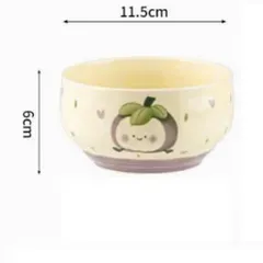 set 4 bát sứ trái cây họa tiết dễ thương giao mẫu ngẫu nhiên