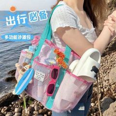 Túi lưới đi biển size lớn , xinh xắn , tiện lợi ,cá tính cho các nàng.( không kèm móc khoá)