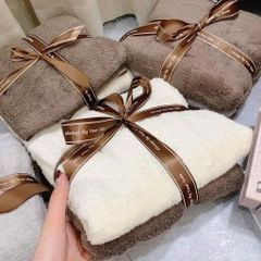 Set 2 Khăn Tắm Muji Xuất Nhật Cao Cấp – Siêu Mềm Mại, Thấm Hút Nước Cực Tốt (60x120cm)