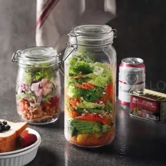 Bình Thủy Tinh Nắp Gài Kín Hơi Cao Cấp – Hũ Ngâm Hoa Quả, Đồ Khô, Làm Mứt Tiện Lợi (Loại 1L - 2L)