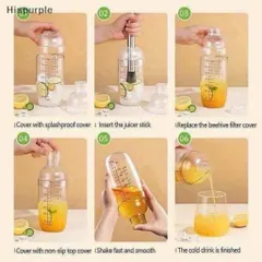 bộ pha chế đồ uống 3 món – bình lắc cocktail 600ml kèm thanh dầm và cốc thủy tinh nắp gỗ