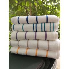 Khăn Tắm Choàng Đi Biển Hồ Bơi Họa Tiết Kẻ Sọc Thời Trang Hàng Dư Xuất Khẩu Xịn