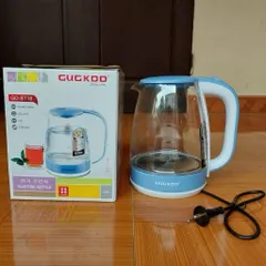 Ấm Siêu Tốc Thủy Tinh GUGKDD GD-ST16 - Công Suất 1500W, Đèn LED Sang Trọng