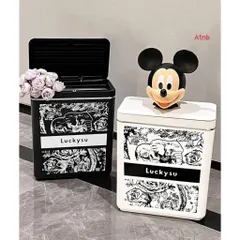 Thùng Rác 10L Nắp Ấn Cao Cấp – Thùng Rác Decor Phòng Ngủ, Phòng Khách, Nhà Bếp