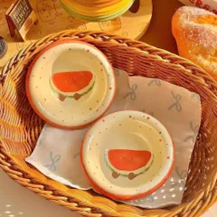 Set 4 Bát Sứ Chấm Nước Chấm Hoạ Tiết Trái Cây Dễ Thương – Chén Nước Mắm Mini Trang Trí Bàn Ăn