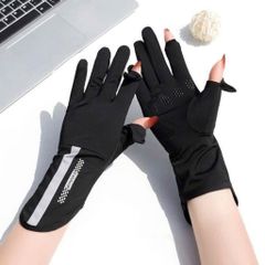 Găng tay chống nắng băng lụa cao cấp – chống tia UV, đeo mát tay cả ngày