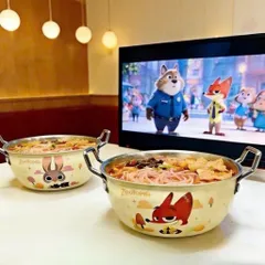 Bát Ăn Inox 2 Lớp Cách Nhiệt Cao Cấp Hình Thú Zootopia Đáng Yêu Cho Bé (Kèm Thìa)