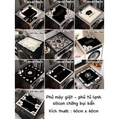 THẢM SILICON PHỦ MÁY GIẶT, TỦ LẠNH - CHỐNG BỤI, CHỐNG NƯỚC, DECOR SANG TRỌNG