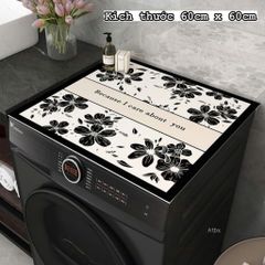 THẢM SILICON PHỦ MÁY GIẶT, TỦ LẠNH - CHỐNG BỤI, CHỐNG NƯỚC, DECOR SANG TRỌNG