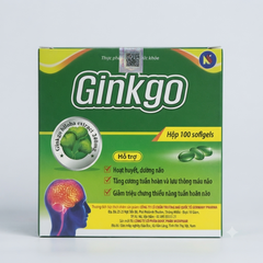 VIÊN UỐNG HOẠT HUYẾT GINKGO HỘP 100 VIÊN NANG MỀM