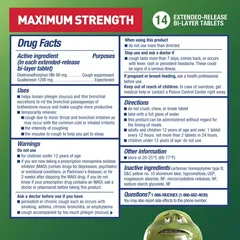 Viên Mucinex DM Maximum Strength 14 tablets