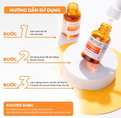 Serum Balance Vitamin C 30ml - Giúp Dưỡng Sáng Da, Mờ Thâm, Chống Oxy Hóa, Phù Hợp Da Mụn và Già Hóa