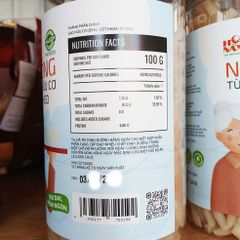 Nui ống dài hữu cơ Hoa Nắng hủ 350g