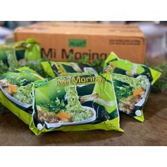 Mì chùm ngây Moringa (chùm ngây) thùng 30 gói, mì sấy lạnh không chiên, chay mặn đều được
