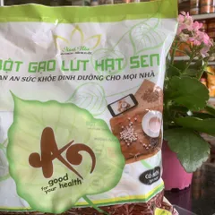 Bột Gạo Lứt Hạt Sen Hạnh Như túi 300g