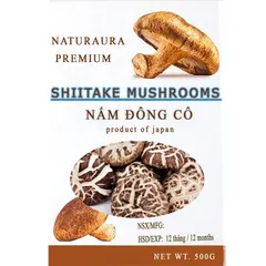Nấm Đông Cô NHẬT BẢN Khô 500g ( Nấm To, Trắng, Hàng Thượng Hạng ) Thơm Ngon, Giàu Dinh Dưỡng