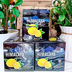 Kẹo Himalaya Bạc Hà Chanh Muối - Hộp 12 gói x 6 viên