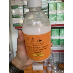 Nước Rửa Rau Củ Quả Thực Phẩm AHOZONE chai 500ml- [Quy  Nguyên phân phối độc quyền]