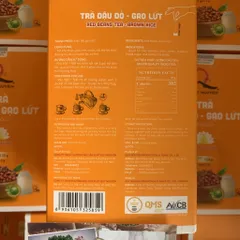 Trà đậu đỏ gạo lứt Quy Nguyên hộp 22 túi lọc