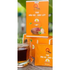 Trà đậu đỏ gạo lứt Quy Nguyên hộp 22 túi lọc