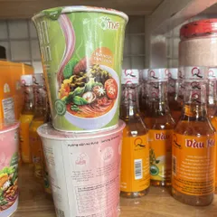 Bún gạo lứt ăn liền thùng 24 ly ăn chay