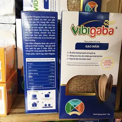 Gạo Mầm Vibigaba Hạt Ngọc Trời Gói 1Kg - Gạo cho người tiểu đường, giảm cân [CHÍNH HÃNG] 777641