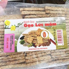 Bánh quy gạo lứt mầm Ngok Linh 300g- Ngọt tự nhiên