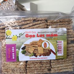 Bánh quy gạo lứt mầm Ngok Linh 300g- Ngọt tự nhiên