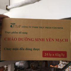 [Thùng 24 ly]Cháo Dưỡng Sinh Yến Mạch Tâm Minh