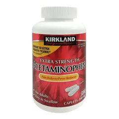 Viên uống Kirkland Signature Acetaminophen 500mg 500 Caplets 777727