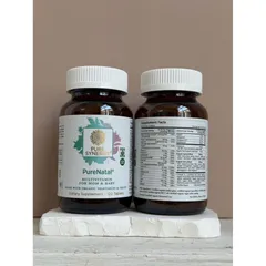 Vitamin bổ Bầu cao cấp Pure Synergy PureNatal - USA AUTH Hỗ trợ sức khỏe toàn diện cho Mẹ Bầu 120 Tablets 