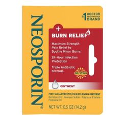 Tuýp giảm cơn đau và bảo vệ nhiễm trùng khi bị bỏng Neosporin Burn Relief 14.2g auth usa