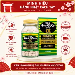 Viên Uống Đau Dạ Dày Kyabeijin MMSC Kowa 300 Viên Nhật Nội Địa - Hỗ Trợ Tiêu Hóa, Giảm Đau Dạ Dày, Bảo Vệ Niêm Mạc