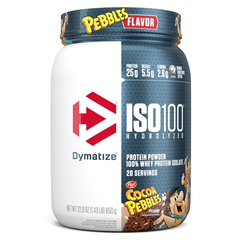 sữa bột tăng cơ Dymatize ISO100 Hydrolyzed Protein Powder - Hương vị Cocoa Pebbles  22.9 oz / 1.43 lb / 650g
