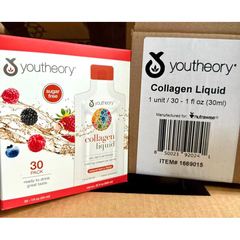 Nước uống Collagen Liquid Youtheory của Mỹ 30 gói * 30ml tăng độ đàn hồi, giảm nếp nhăn