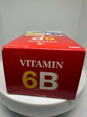 Viên uống Vitamin 6B giúp bổ sung vitamin nhóm B giúp tăng sức khỏe, giảm đau dây thần kinh, suy nhược thần kinh 