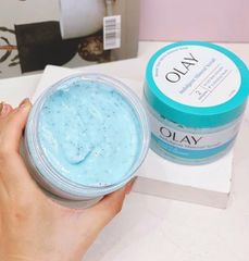 Tẩy tế bào chết OLAY MINERAL SCRUB Guava & Coconut #💥g-(Xanh)