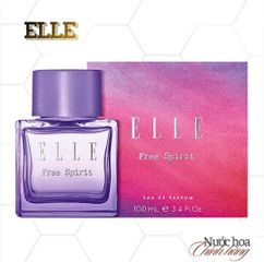 Nước hoa nữ Elle Free Spirit Eau de Parfum 30ml - Hương trái cây ngọt ngào, nữ tính và ấm áp, lưu hương 4-6 giờ.