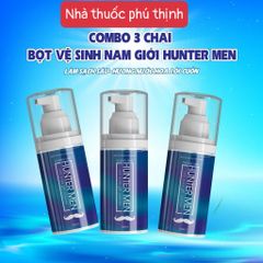 Combo 3 chai bọt vệ sinh hunter men giúp nam giới thơm tho sạch sẽ
