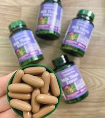 Viên uống thải độc gan Mỹ Milk Thistle hỗ trợ mát gan, bổ gan chính hãng 90 viên