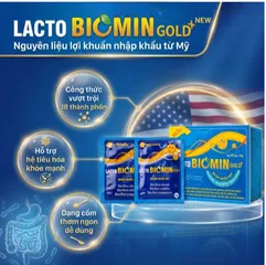 Cốm vi sinh bổ sung lợi khuẩn đường ruột Lacto Biomin Gold+ New (20 gói x 5g)