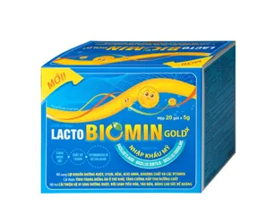 Cốm vi sinh bổ sung lợi khuẩn đường ruột Lacto Biomin Gold+ New (20 gói x 5g)